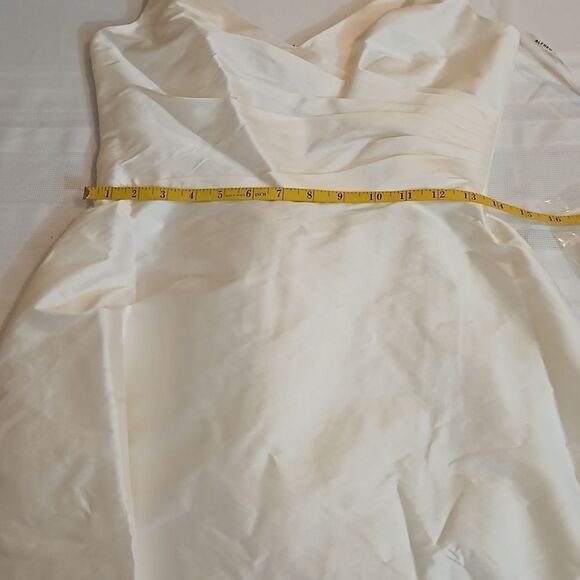 NWT Alfred Sung Wrap Bodice V neck Cocktail length dress size 6 - Picture 13 of 14